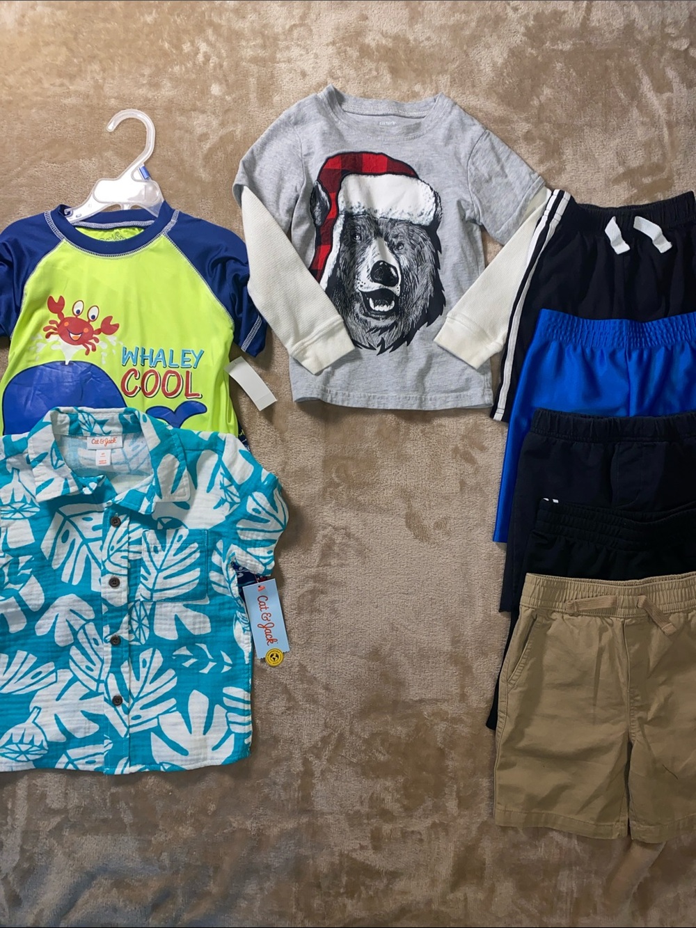 Cat & Jack, Carters and more tops, bottoms, swim